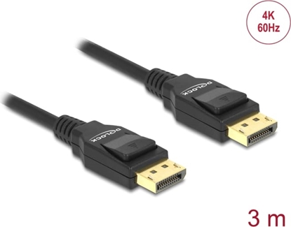 Attēls no Delock Cable DisplayPort 1.2 male > DisplayPort male 4K 3 m