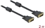 Attēls no Delock Cable DVI 24+1 male > DVI 24+1 male 2 m black