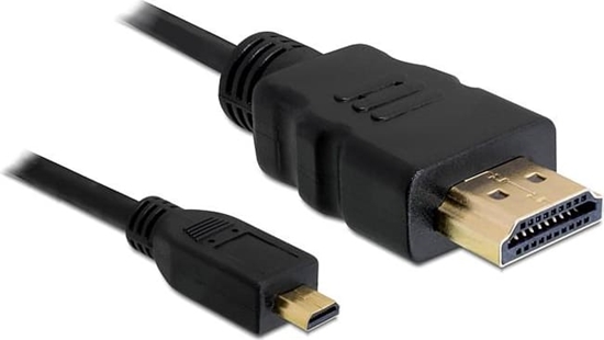 Изображение Delock Cable High Speed HDMI with Ethernet A male > Micro-D male 2 m