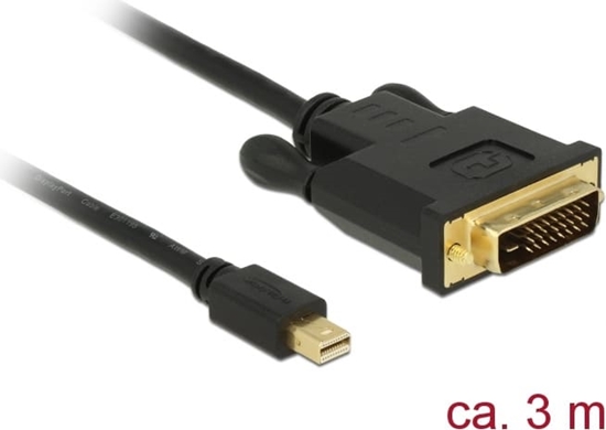 Изображение Delock Cable mini DisplayPort 1.1 male > DVI 24+1 male 3 m