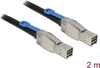 Picture of Delock Cable Mini SAS HD SFF-8644 > Mini SAS HD SFF-8644 2 m