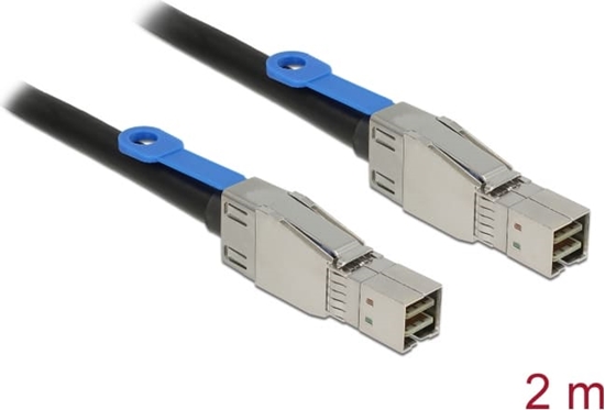 Picture of Delock Cable Mini SAS HD SFF-8644 > Mini SAS HD SFF-8644 2 m