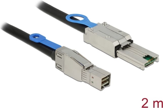 Picture of Delock Cable Mini SAS HD SFF-8644 > Mini SAS SFF-8088 2 m
