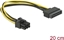 Изображение Delock Cable Power SATA 15 pin > 6 pin PCI Express