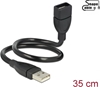 Picture of Delock Cable USB 2.0 Type-A male > USB 2.0 Type-A female ShapeCable 0.35 m