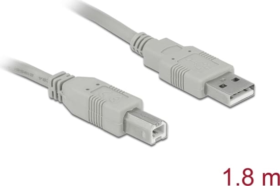 Picture of Delock Cable USB 2.0 Type-A male > USB 2.0 Type-B male 1.8 m