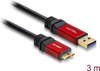 Picture of Delock Cable USB 3.0 Type-A male > USB 3.0 Type Micro-B male 3 m Premium