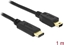 Picture of Delock Cable USB Type-C™ 2.0 male > USB 2.0 Type Mini-B male 1.0 m black