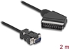 Picture of Delock Cable Video Scart male (output) > VGA male (input) 2 m