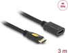 Picture of Delock Extension Cable High Speed HDMI with Ethernet – HDMI A male > HDMI A female 3 m