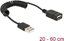 Изображение Delock Extension Cable USB 2.0-A male / female coiled cable