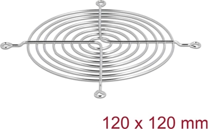 Attēls no Delock Fan Grill 120 x 120 mm silver