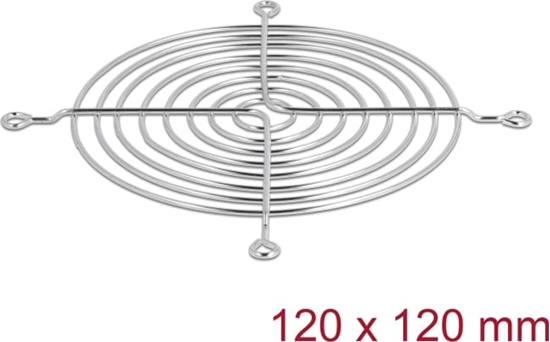 Изображение Delock Fan Grill 120 x 120 mm silver
