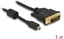 Picture of Delock HDMI cable Micro-D male > DVI 24+1 male 1 m