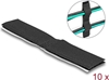 Picture of Delock Hook-and-Loop Cable Holder self-adhesive L 110 mm x W 20 mm set 10 pcs black