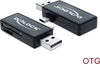 Picture of Delock Micro USB OTG Card Reader + USB A male