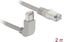 Attēls no Delock Network cable RJ45 Cat.5e SF/UTP upwards angled / straight 2 m