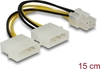 Изображение Delock Power cable for PCI Express Card 15 cm
