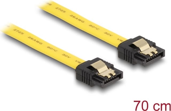 Picture of Delock SATA 6 Gb/s Cable 70 cm yellow