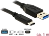 Изображение Delock SuperSpeed USB 10 Gbps (USB 3.2 Gen 2) Cable Type-A to USB Type-C™ 1 m