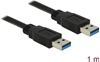 Picture of Delock USB 5 Gbps Cable Type-A male to Type-A male 1 m black