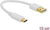 Picture of Delock USB Charging Cable Type-A to USB Type-C™ 15 cm