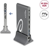 Picture of Delock USB Type-C™ DP 1.4 Docking Station Triple 4K Display - HDMI / DisplayPort / USB / LAN / SD / PD 3.0