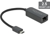 Picture of Delock USB Type-C™ Network Adapter 2.5 Gigabit LAN 1 x RJ45 compact