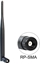 Picture of Delock WLAN 802.11 ac/a/b/g/n Antenna RP-SMA plug 4 - 5 dBi omnidirectional with tilt joint black