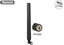 Picture of Delock WLAN 802.11 ac/a/h/b/g/n Antenna RP-SMA plug 5 - 7 dBi omnidirectional rotatable with tilt joint black