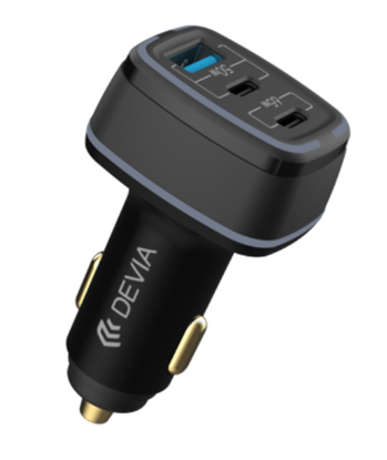 Изображение Devia EA361 USB / 2x USB-C Car Charger 115W