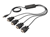 Picture of DIGITUS USB 2.0 to 4xRS232 Cable USB to Serial Adapter,  1,5m