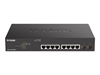 Picture of D-Link DGS-1100-10MPV2 tīkla pārslēgs Vadīts L2 Gigabit Ethernet (10/100/1000) Power over Ethernet (PoE) 1U Melns