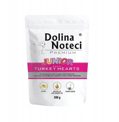 Picture of Dolina Noteci Pies 300g JUNIOR serca z indyka SASZETKA /10