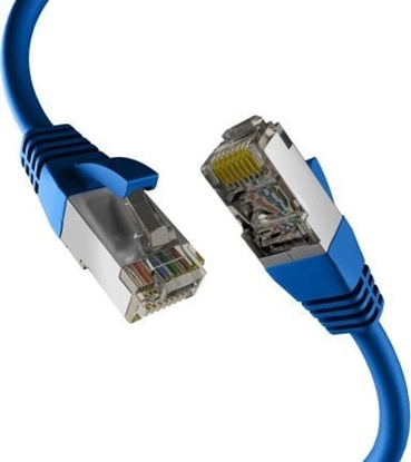 Изображение EFB EFB Netzwerkkabel CAT8.1 S/FTP PIMF 40GB Ethernet Kupfer 1,5m blau