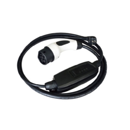 Attēls no Electric Car Charger Duosida Type 2 - Schuko (220V), 16A, 3.6kW, 1-phase, 5m