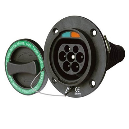 Attēls no Electric Vehicle Socket Duosida Type 2 (Male), 32A, 3-phase