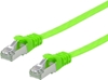Picture of Equip Cat.6A U/FTP Flat Patch Cable, 1.0m, Green