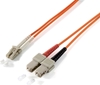 Picture of Equip LC/SС 62.5/125μm 3.0m fibre optic cable 3 m SC OM1 Orange