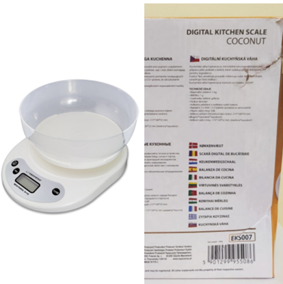 Picture of Esperanza EKS007 KITCHEN SCALE WITH BOWL (Damaged packaging)