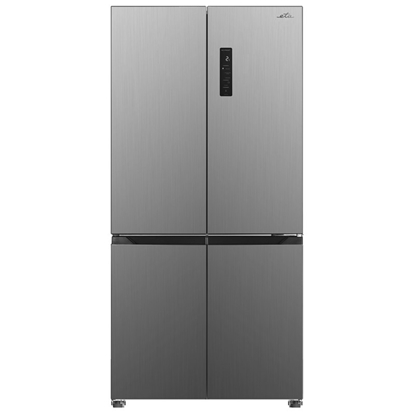 Attēls no ETA | Refrigerator | ETA139090010DN | Energy efficiency class D | Free standing | Side by Side | Height 180 cm | No Frost system | Fridge net capacity 271 L | Freezer net capacity 150 L | Display | 39 dB | Stainless Steel