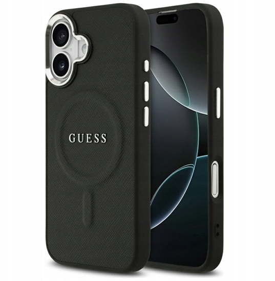 Изображение Etui Guess Classic Logo MagSafe do       iPhone 17 czarny