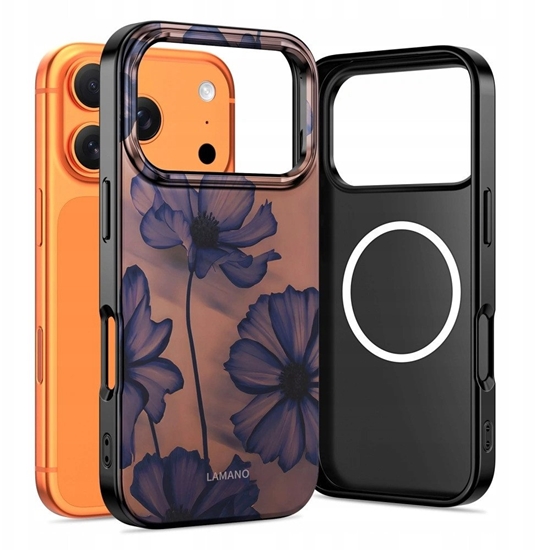 Picture of Etui Tech-Protect Lamano MagSafe do Apple iPhone 17 Pro Max Velvet Night