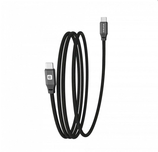 Picture of Evelatus Cable E-Mag Power 60W USB C to USB C Connector 1.2M magnetic Black