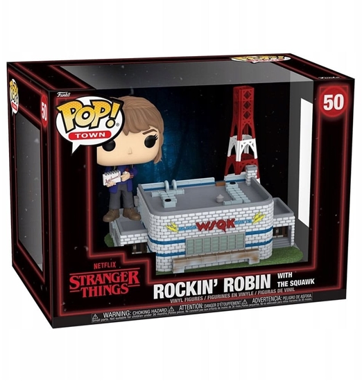 Изображение Figurka Funko Pop Town: Stranger Things - Rockin´ Robin with The Squawk