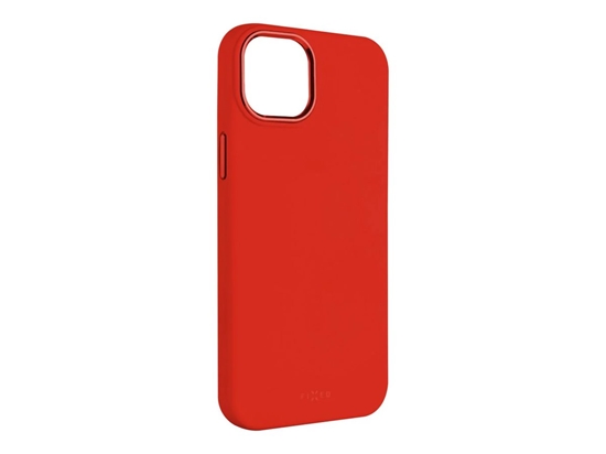 Picture of Fixed | MagFlow | Back cover | Apple | iPhone 15 Plus | Liquid silicon | Red