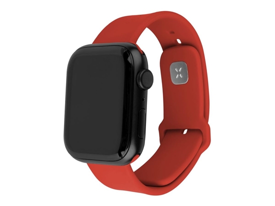 Picture of Fixed | Sporty Strap Set for Apple Watch Ultra 49mm | 180-250 mm | Red | Silicone