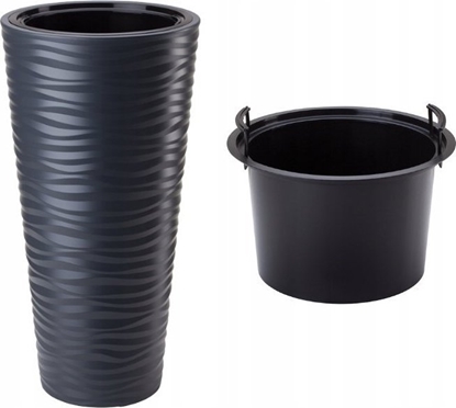 Attēls no Form Plastic FLOWER POT SAHARA SLIM 2723 014 D30 H30