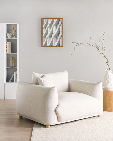 Picture of Fotel LUVOS Zamana biel