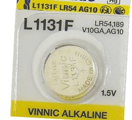 Picture of G10 baterija Vinnic Alkaline LR1130/189 bez iepakojuma 1gb.
